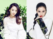 Làng sao - "Cân" nhan sắc hai người tình của Huỳnh Hiểu Minh