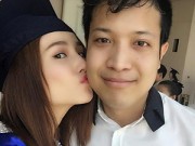 Làng sao - Diễm My 9X hôn bạn trai trong lễ tốt nghiệp
