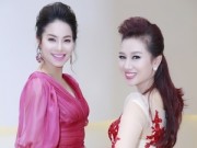 Làng sao - Á hậu Phạm Hương rạng ngời bên Quý bà Thu Hương