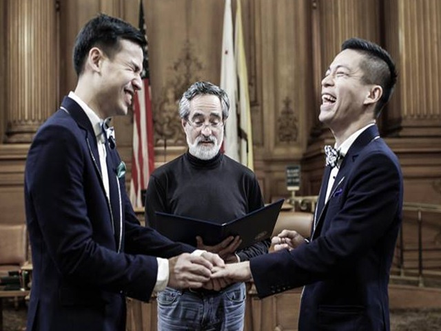 NTK Adrian Anh Tuấn kết hôn với Sơn Đoàn tại Mỹ