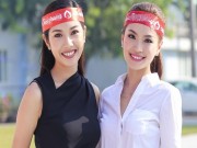 Làng sao - Diễm Trang, Thúy Vân "rủ nhau" đi hiến máu