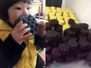 Bếp Eva - Trung Quốc rộ mốt ăn bánh “than tổ ong”