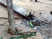 Tin tức - Sẽ khởi tố vụ cột điện đổ đè chết học sinh ở Lạng Sơn