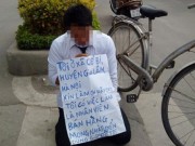 Eva tám - Nam thanh niên quỳ gối xin việc ở HN: Còn nhiều người khổ hơn anh