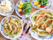 Bếp Eva - Canh măng tươi sườn nóng hổi ăn kèm bún