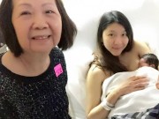 Làng sao - Ảnh độc quyền Ngọc Quyên sinh con ở Mỹ
