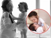Làng sao - Hot: Clip Elly Trần lộ bụng to khi Cadie 1 tuổi