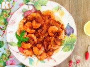 Bếp Eva - Tôm thịt rim sa tế cay vô cùng trôi cơm