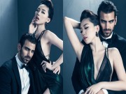 Làng sao - Tóc Tiên hở bạo bên quán quân Next Top Model Mỹ