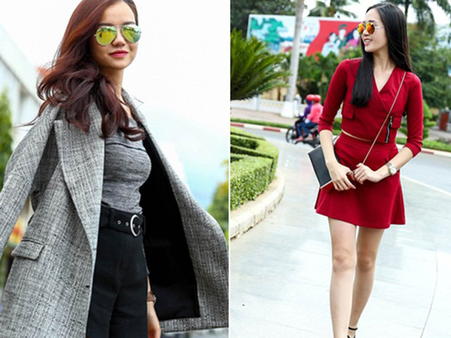 Kiều Ngân - Thu An khoe dáng chuẩn trên phố