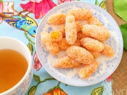 Bếp Eva - Lạ miệng với mứt khoai lang kén lăn dừa