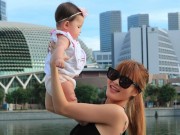 Bà bầu - Mẹ 9x với chiêu đơn giản để eo thon ngay sau sinh