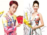 Ảnh đẹp Eva - Sơn Tùng diện áo dài Tết màu sắc cạnh Tóc Tiên hở bạo