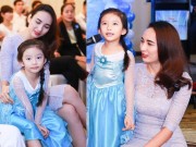 Làng sao - HH Ngọc Diễm lần đầu đưa con gái đi sự kiện