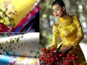Thời trang - Khảo giá vải may áo dài đón Tết cho chị em Hà thành