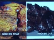 Tin tức - Lật tẩy chiêu trò 'chế' phổi heo và hóa chất thành thịt bò khô