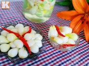 Bếp Eva - Cách muối dưa hành giòn ngon