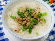 Bếp Eva - Cháo thịt bằm nấm hương nóng hổi