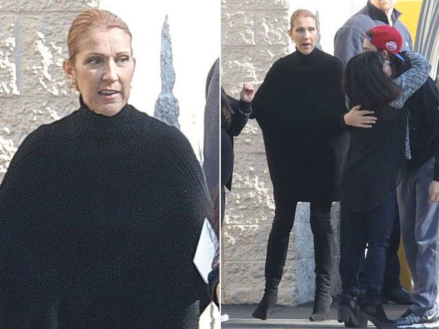 Celine Dion lộ diện phờ phạc sau khi chồng qua đời