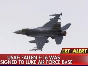 Tin tức - Mỹ: Rơi chiến đấu cơ F-16, phi công mất tích
