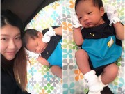 Làng sao - Ngọc Quyên khoe con trai 2 tuần tuổi "thích đi lính"