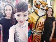 Làng sao - Tóc Tiên sung sướng khi được Angelina Jolie chủ động bắt tay