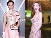 Thời trang - Tuần qua: Sao Việt đẹp nao lòng với màu hồng thạch anh