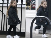 Làng sao - Harper Beckham hóa "công chúa tóc xù"