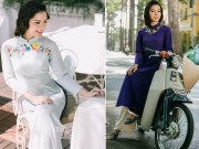 Thời trang - Phương Trinh Jolie lãng mạn với tà áo dài xưa