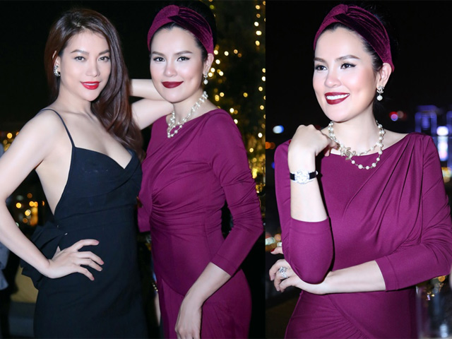 Á hậu Phương Lê đọ sắc gợi cảm bên Trương Ngọc Ánh