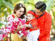 Người nổi tiếng - Khánh Thi - Phan Hiển đưa con trai nhỏ du xuân đầu năm