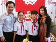 Làng sao - Vợ chồng Quang Tèo yên ấm suốt 13 năm không có con