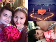 Làng sao - Valentine siêu ngọt ngào của vợ chồng sao Việt