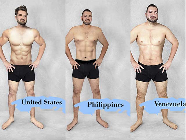 Ngoại hình lý tưởng của đàn ông khắp nơi trên thế giới