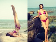 Làm đẹp - Phạm Hương tăng cân, khoe dáng với bikini tại Thái Lan