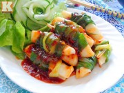 Bếp Eva - Mực cuộn hành lá sốt chua ngọt đơn giản ngon cơm