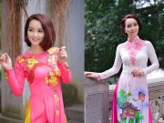 Thời trang - Mai Thu Huyền hút hồn mọi ánh nhìn với tà áo dài