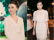 Thời trang - Yến Trang, Hoàng Thùy Linh tinh khôi với sắc trắng
