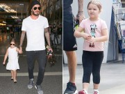 Làng sao - Harper diện đồ "ton sur ton" lũn cũn bên bố Beckham