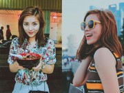 Làm đẹp - Kỳ Duyên tăng cân khi du lịch bụi ở Thái Lan - Singapore