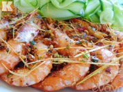 Bếp Eva - Tôm rang muối sả hấp dẫn cuối tuần