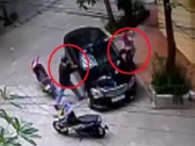 Clip Eva - Trộm bẻ gương xe ô tô trong tích tắc ở Hà Nội