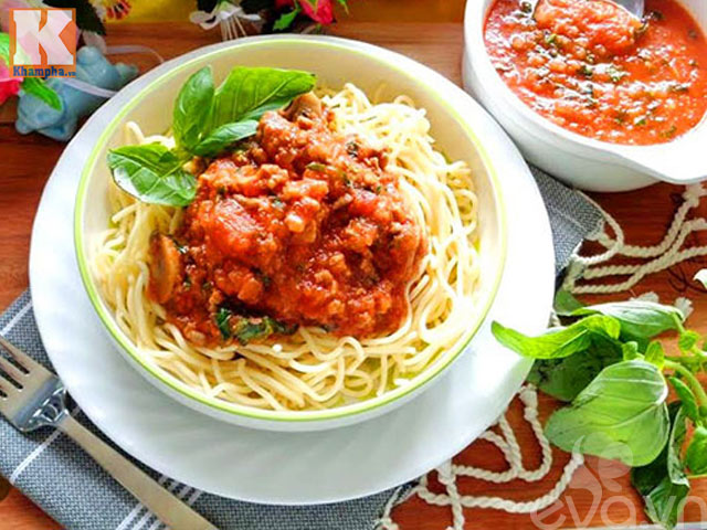 Cách làm sốt spaghetti ngon hoàn hảo