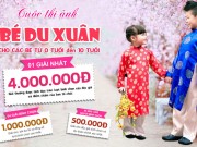 Làm mẹ - Khởi động cuộc thi ảnh: Bé Du Xuân