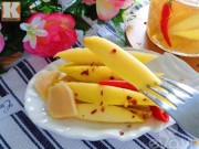 Bếp Eva - Thèm chảy nướng miếng với xoài ngâm chua ngọt