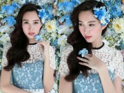 Thời trang - Thu Thảo mong manh đầy mê hoặc với váy hoa lan