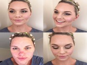 Làm đẹp - Da xấu, mặt mụn biến đổi diệu kỳ nhờ trang điểm