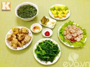 Bếp Eva - Thích mê với bữa ăn 6 món hấp dẫn