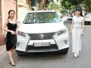 Làng sao - Uyên Thảo lái xe sang 4 tỷ đi sự kiện