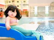 Làm mẹ - Tiểu mỹ nhân ngư 6 tháng bụng bự “đốn tim” dân mạng